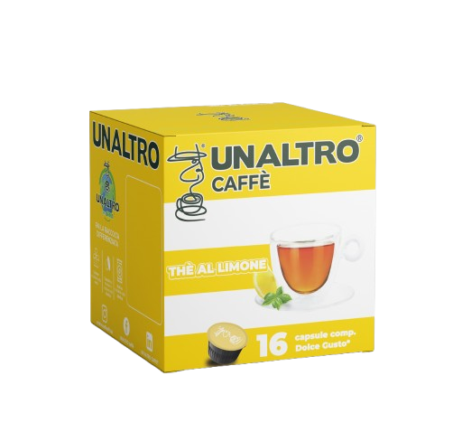 16 CAPSULE DOLCE GUSTO® UNALTRO CAFFE MISCELA THE AL LIMONE.