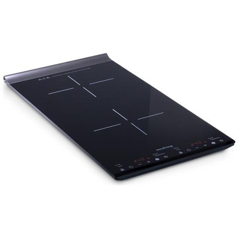 Doppeltes Induktionskochfeld mit Anzeige 57x31cm 3100W