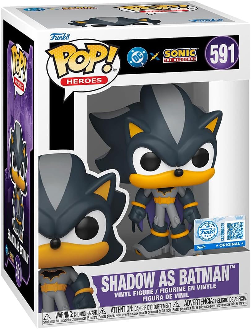 Funko Pop! Heroes DC X Sonic the Hedgehog – (591) Shadow als Batman 9cm