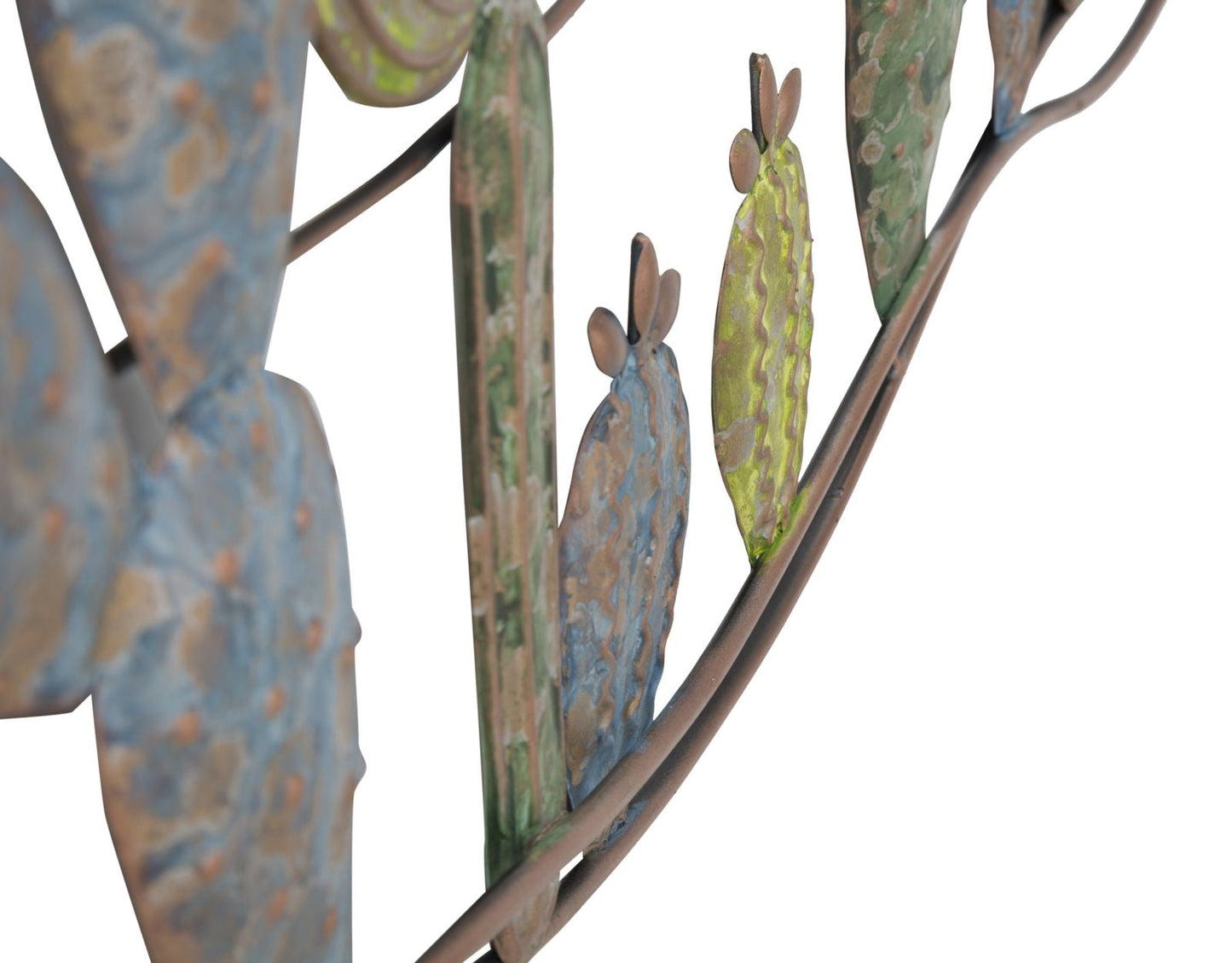 Dekoratives Paneel aus Eisen in Kaktusform - 90x2,5x64 cm