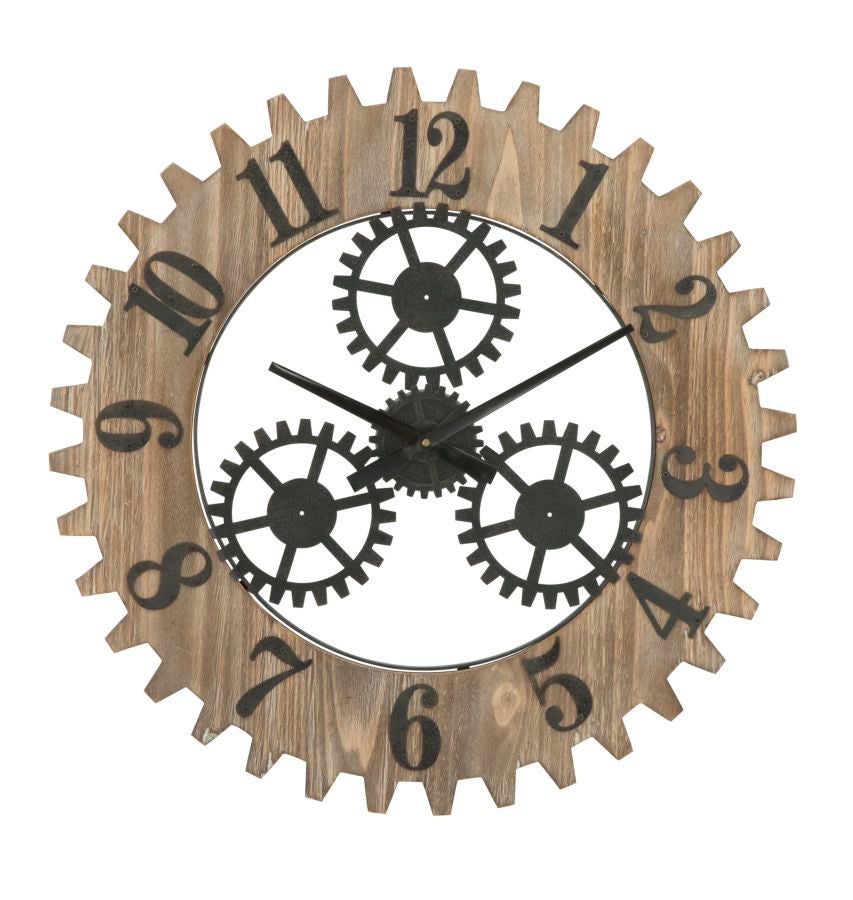 Orologio da parete con ingranaggi design moderno ø 60x4 cm