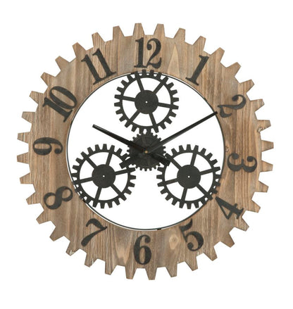 Orologio da parete con ingranaggi design moderno ø 60x4 cm