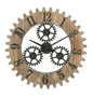 Modern design wall clock with gears ø 60x4 cm