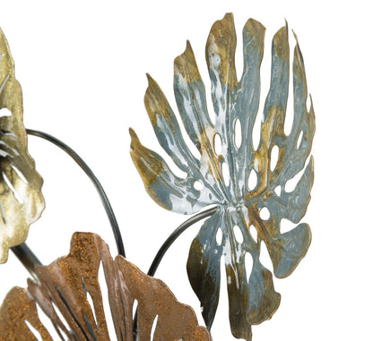 Dekoratives Eisenpaneel Leaf 117x7x74 cm