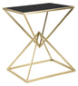 Geometric Tempered Glass Coffee Table 57x46x68 cm