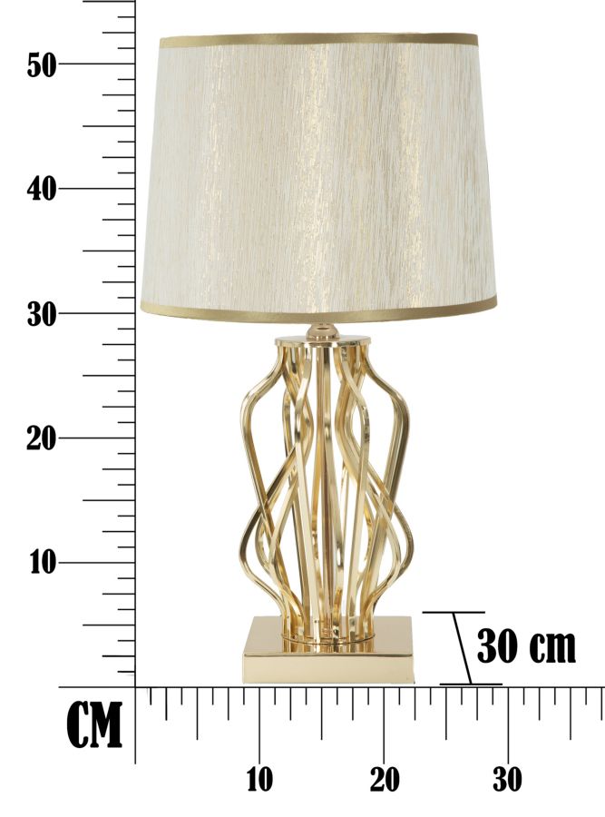 Lampada Glam da Tavolo Ø 30 cm - Altezza 52 cm