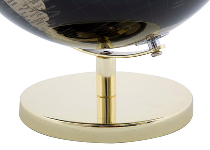 Eleganter Globus Gold Ø 25x34 cm