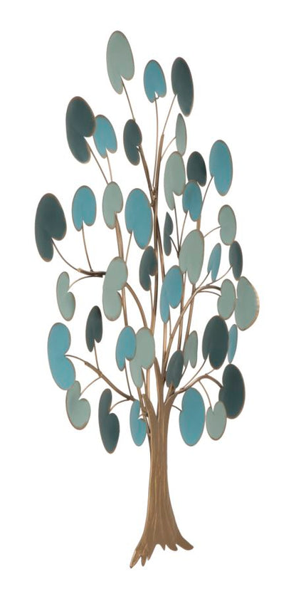 Pannello Decorativo in Ferro a Forma di Albero - Dimensioni 89x2,5x90 cm