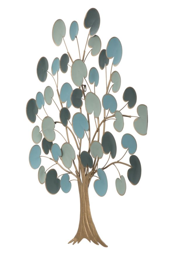 Pannello Decorativo in Ferro a Forma di Albero - Dimensioni 89x2,5x90 cm