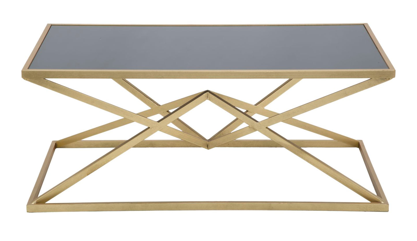 Tavolo da caffè geometrico design cm 110x60x45