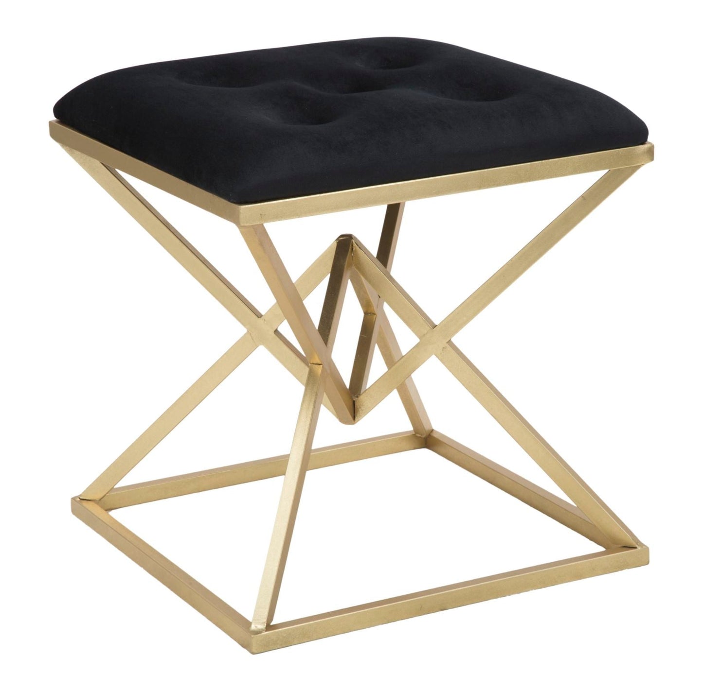 Eleganter Pyramiden-Puff 45x45x48 cm