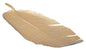 Glamorous Leaf-Shaped Trinket Holder - 18x2x55 cm