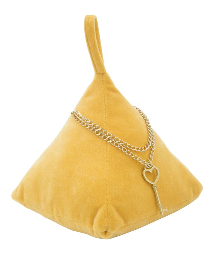 Türstopper dreieckig, orange, 14x14x20 cm, stilvoll und funktional