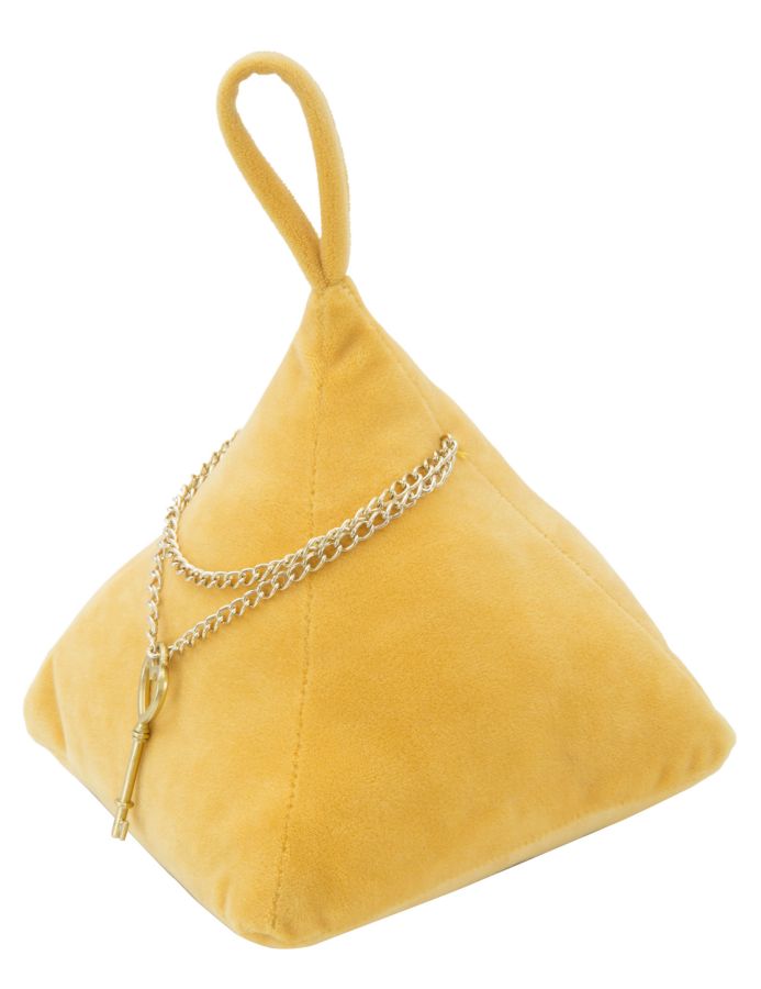 Türstopper dreieckig, orange, 14x14x20 cm, stilvoll und funktional