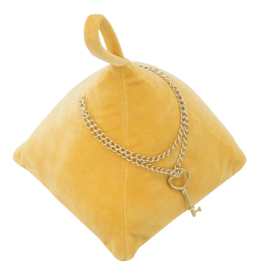 Türstopper dreieckig, orange, 14x14x20 cm, stilvoll und funktional