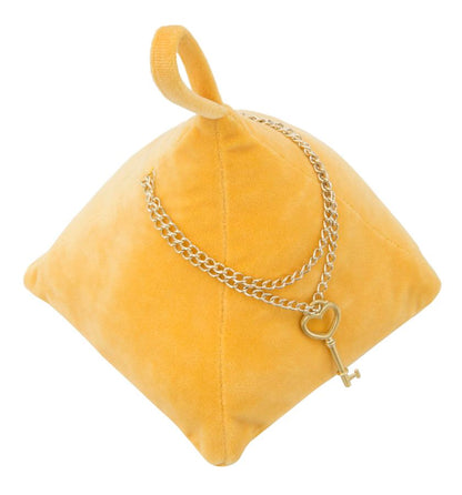 Türstopper dreieckig, orange, 14x14x20 cm, stilvoll und funktional