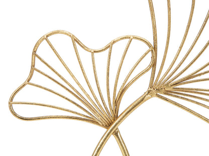 Skulptur Blatt Glam 25x8,5x35 cm