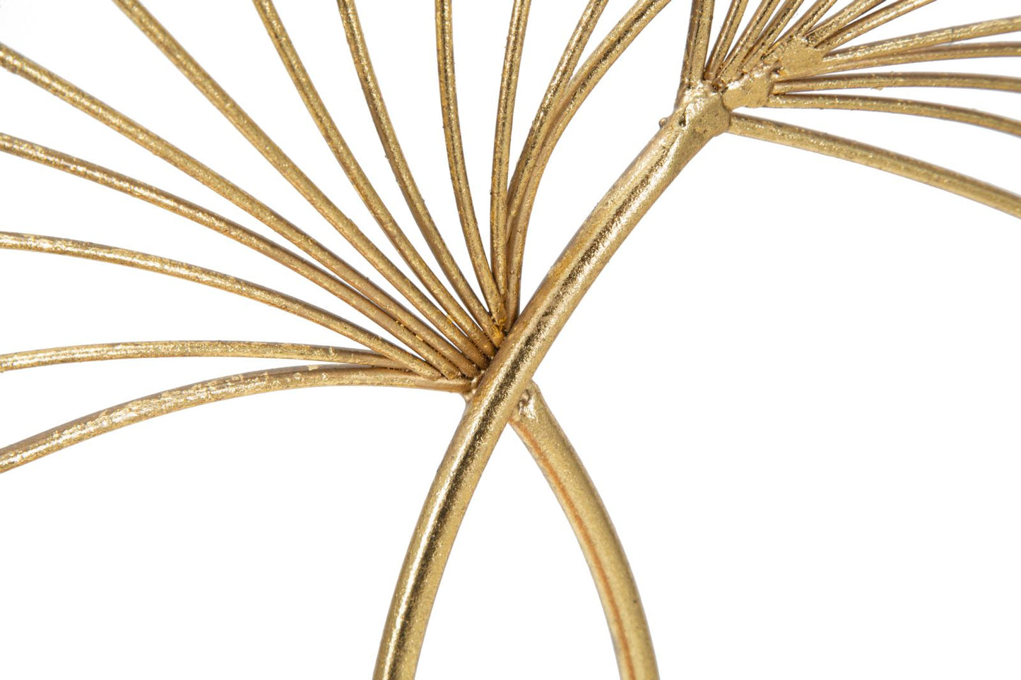 Skulptur Blatt Glam 25x8,5x35 cm