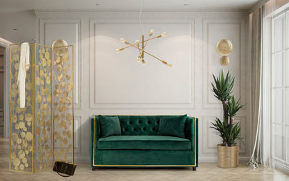 Elegante Wandleuchte Simple Glam 28,5x8x46 cm