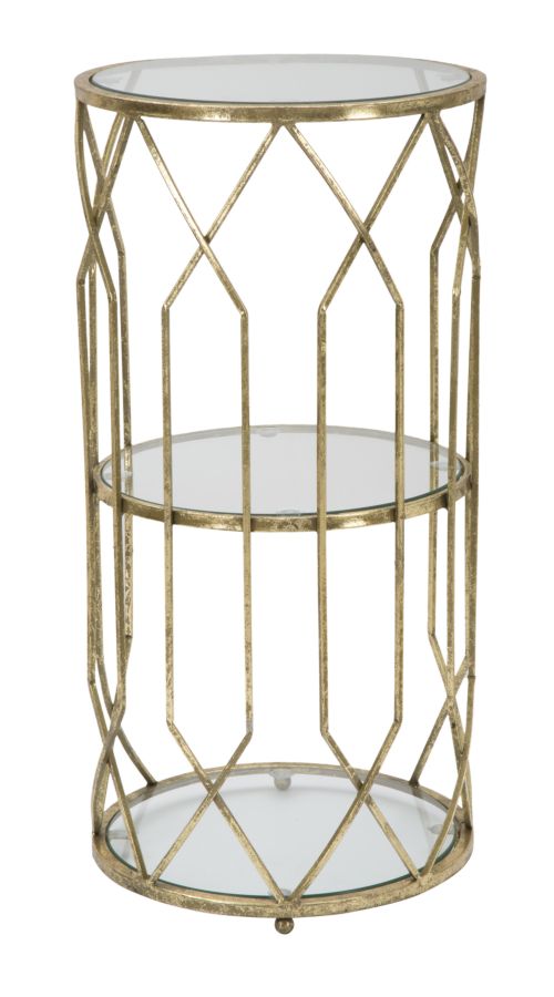 Eleganter Telefontisch Tunis Doppelt ø 35x71 cm