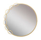 Elegant round mirror Eleonor 73.5x2x72 cm