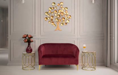 Paar eleganter Beistelltische Tunisi Ø 42x38 cm