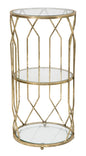 Elegant Telephone Table Tunis Double ø 35x71 cm