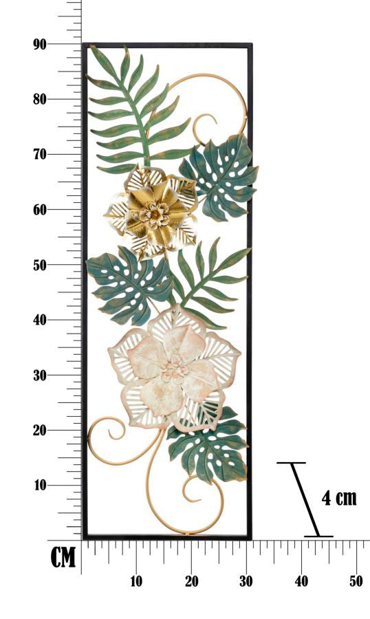 Dekoratives Eisenpaneel Campur – 31x4x90 cm