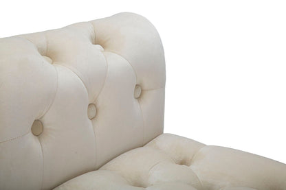Panchetta Elegante Paris in Crema e Oro cm 120x40x60