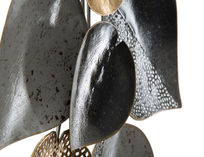 Metal Leaf Panel Half - 62.5x5.5x40 cm