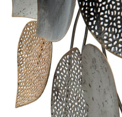 Metal Leaf Panel Half - 62.5x5.5x40 cm