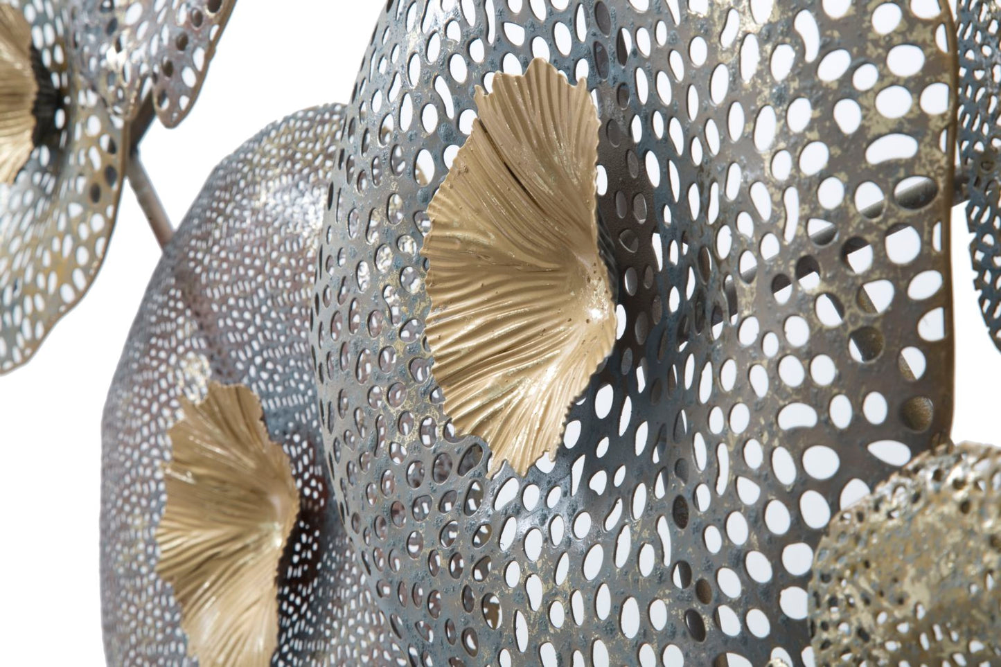 Dekoratives Metallpaneel "Holes" 119x7x59,5 cm