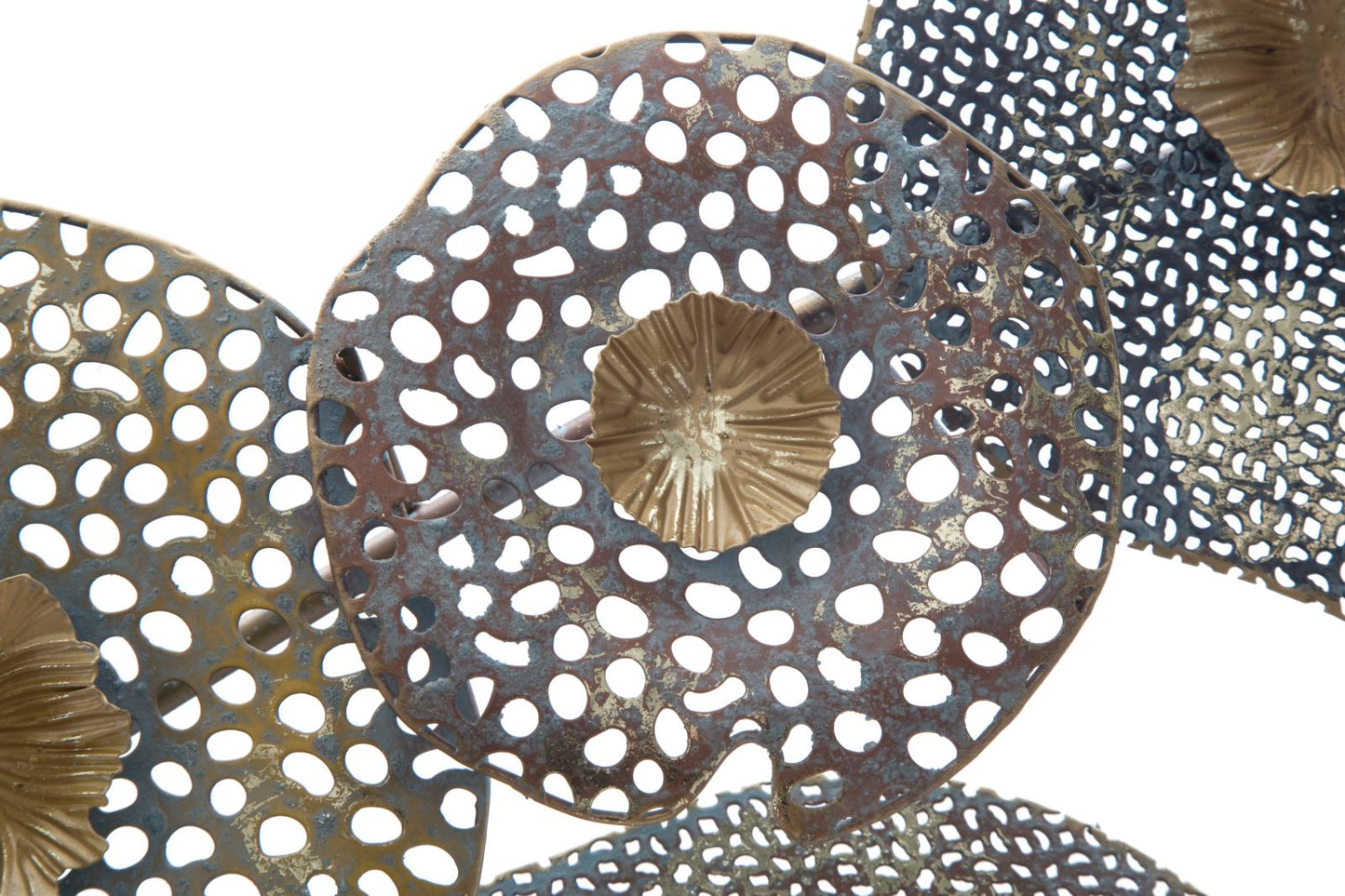 Dekoratives Metallpaneel "Holes" 119x7x59,5 cm