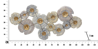 Dekoratives Metallpaneel "Holes" 119x7x59,5 cm