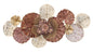Floral Iron Decorative Panel 118x10x58 cm