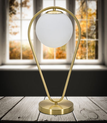 Elegante Tischleuchte Glamy Drop 25x18x50 cm