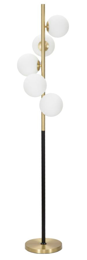 Lampada da Terra Glamour Nero Ø 30x160 cm