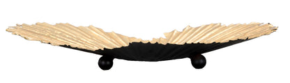 Svuotatasche a Forma di Cuore in Metallo Dorato 29x5x25 cm