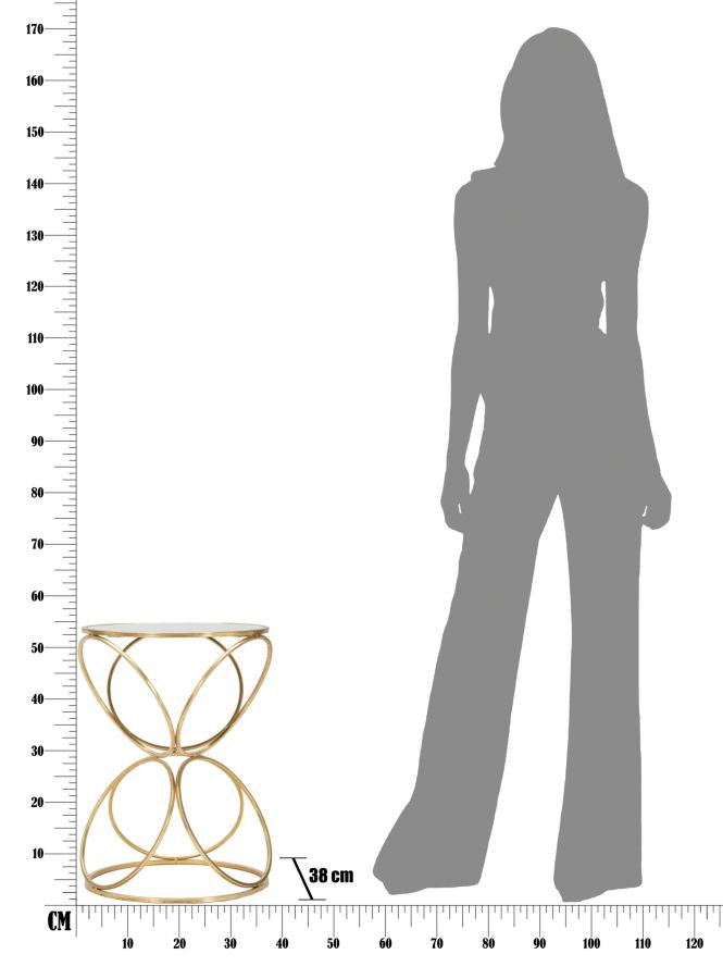 Elegant Circly Coffee Table Ø 38 cm x 53 cm