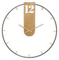 Elegant Goldy wall clock ø 60x4.5 cm