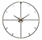 Elegant Sticky Wall Clock ø 60x3.5 cm