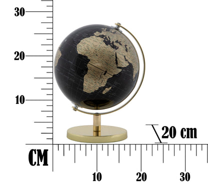 Eleganter Globus Gold cm ø 20x28