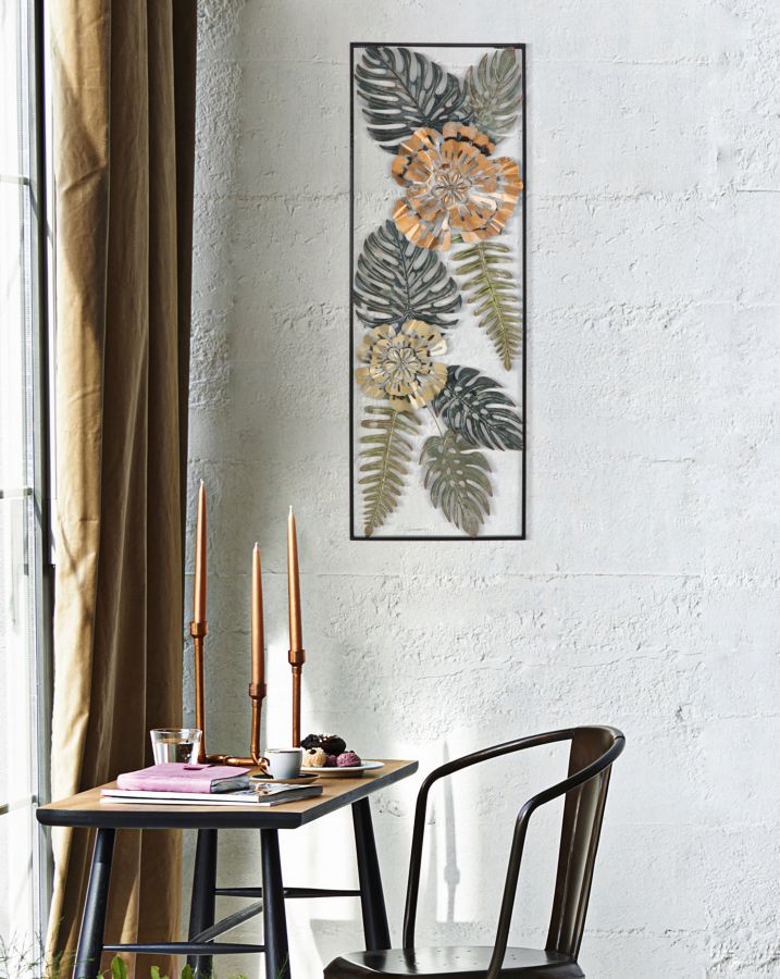 Elegante Deko-Metallpaneel – 30,5x3,75x88,5 cm