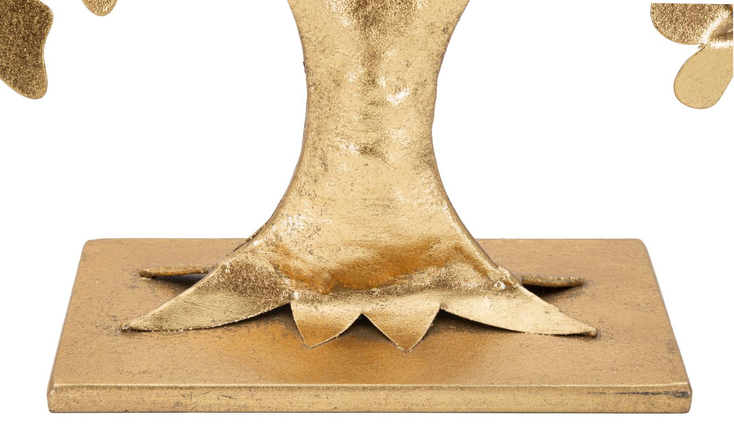 Baum des Lebens mit Glam Schmetterlingen - Metallornament 31x8x30 cm