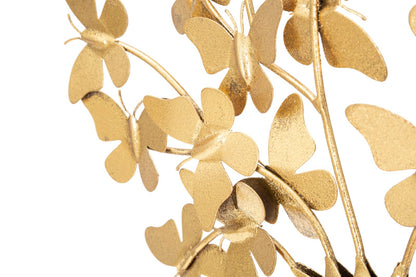 Baum des Lebens mit Glam Schmetterlingen - Metallornament 31x8x30 cm