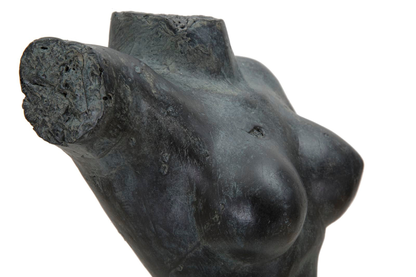Elegante Skulptur Frau aus Kunstharz 19x17x50 cm