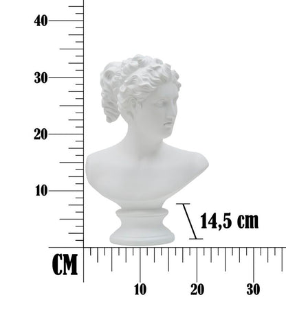 Elegant Roman Woman Sculpture 21.5x14.5x34 cm