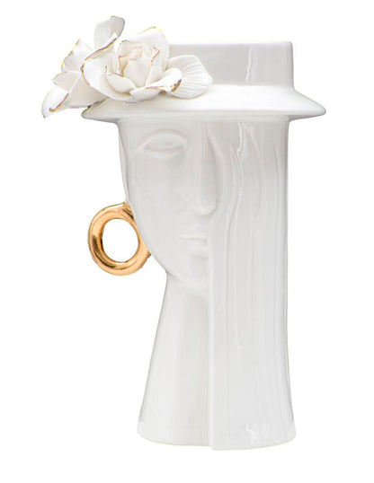 Vase „Weibliche Eleganz“ aus Porzellan 15x13,3x23,5 cm