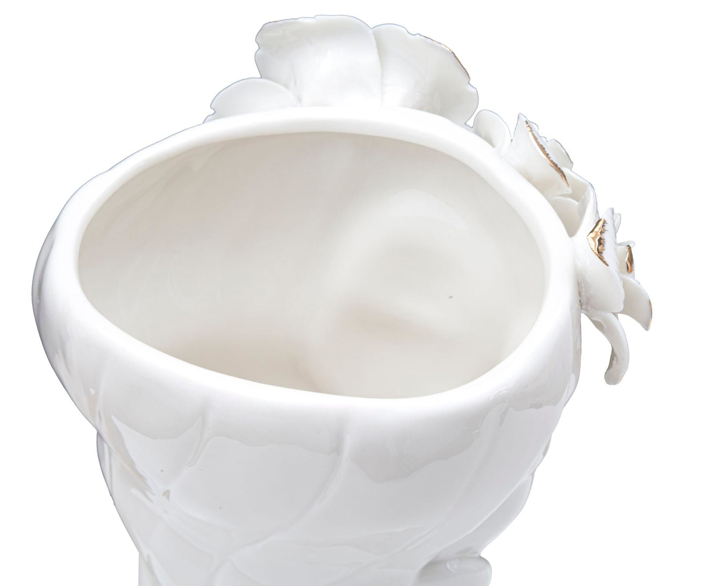 Elegante Blumenvase weibliche Form 14,8x13x29 cm