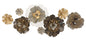 Floral decorative metal panel 149.2x8.9x61 cm